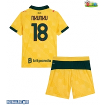 AC Milan Christopher Nkunku #18 Tredjedraktsett Barn 2025-26 Kortermet (+ Korte bukser)